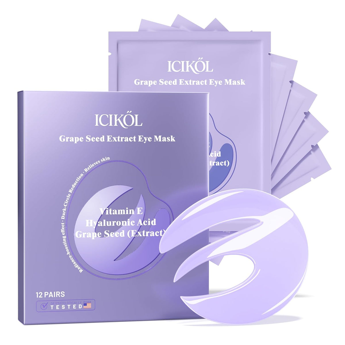 Lavender & Centella Contour Eye Patches