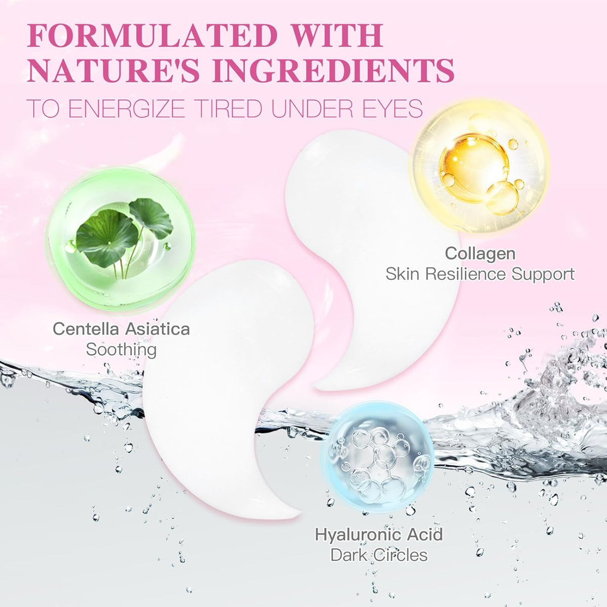 Instant Tightener Under Eye Patches 30 Pairs White